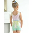 thumbnail image 4 of Girls Gymnastics Leotards with Shorts Kids Toddler Tumbling Outfits Sleeveless Sparkle Ballet Dance Activewear Leotard Biketards 5-14 Years, 4 of 9