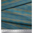 thumbnail image 2 of Soimoi Polyester Crepe Fabric Abstract Stripe Printed Fabric 1 Yard 42 Inch Wide, 2 of 2