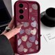 thumbnail image 3 of Funda de corazones de amor de Color caramelo para Samsung Galaxy A55 A54 5G A53 A52 A14 A34 A15 A35 S20 S21 FE S22 S23 S24 Ultra cubierta a prueba de golpes, 3 of 5