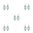 thumbnail image 2 of Minnieouse Woman Water Drop Earring Girls Fashion Geometric Earrings Adornment Retro Eardrop Adorn Long Ears Dangle Accessory Bohemian Type2 NO2, 2 of 6