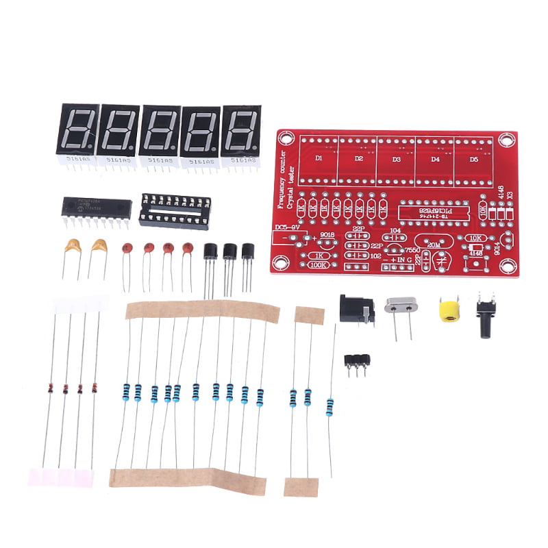 Digital LED 1Hz-50MHz Crystal Oscillator Frequency Counter Meter Tester DIY Kits 