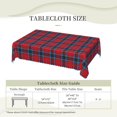 thumbnail image 6 of Rectangle Table Cloth, Clan Mactavish Tartan Resistant Washable Tablecloth Decorative Table Cover for Dining, Indoor and Outdoor, 6 of 6
