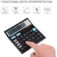 thumbnail image 2 of Calculadora solar Zhivalor CZBG-ZH53 12 dígitos pantalla LCD grande, 2 of 7
