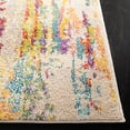 thumbnail image 3 of SAFAVIEH Madison Marais Abstract Runner Rug, Beige/Yellow, 2'3" x 8', 3 of 7