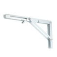 thumbnail image 1 of Soporte Plegable Uxcell de 16 pulgadas 15.75'' para Mesa Escritorio Montado en la Pared Soporte Colapsable Largo Tono Plateado 1pcs, 1 of 4