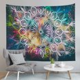 thumbnail image 2 of Tapicería de pared con diseño de mandala, 150 x 130 cm, microtela de fibra, 2 of 2