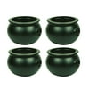 PMU Halloween Cauldron 16 Inch Plastic Witches Green Party Accessory, Great For Harry Potter Theme Parties Pkg/4