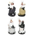 thumbnail image 4 of Fyydes Restaurant Decor,Chef Statue,Model Chef Statue Figurines Set Kitchen Decor With Potatoes Resin Ornaments Collectible Gift, 4 of 8