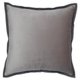 thumbnail image 5 of Pillow Perfect  Velvet Flange Peacock Blue 18-inch Throw Pillow, 5 of 11
