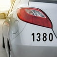 thumbnail image 5 of HINTRMENT 09 Reflective Number Stickers Black for Mailbox Door Car Decoration 4 Sets PET Material, 5 of 5