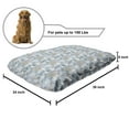 thumbnail image 2 of Marine Pet Bed, Image of Ocean Plants Animals and Invertebrates in Pastel Tones, Chew Resistant Pad for Dogs and Cats Cushion with Removable Cover, 24" x 39", Multicolor, by Ambesonne, 2 of 4