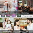 thumbnail image 6 of OSHINE 4 PACK Scented Candles Gifts Set Christmas Candles Aromatherapy Soy Wax Candles Home Fragrance Stress Relief Candles for Yoga, Sleeping,Halloween,Christmas,Valentine's day,Birthday,Anniversary, 6 of 7