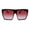 Black Red Grey, variant on Oceanic Gradient Lens Flat Top Oversize Mob Plastic Sunglasses Black Red Grey