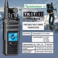 thumbnail image 3 of Quansheng TK11(5) Radio Aficionado Portátil 10W | Analizador de Espectro Multibanda, 27 MHz CB, LW, MW, SW, USB, AM, FM, LSB, CW - HF, VHF, UHF, SSB, 3 of 5