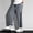 Gray, variant on AZoiNM Men's Loose Fit Joggers Colorblock Ankle Cuff Drawstring Nylon Spandex Outdoor Casual Pants