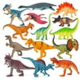 thumbnail image 1 of Boley 14 pk juguetes de dinosaurio para niños con folleto educativo y bolsa de transporte - 9 "de largo Di Boley Boley, 1 of 2