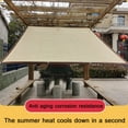 thumbnail image 5 of Rectangle Outdoor Sun Shade Sail with 95% UV Protection for Patio Garden and Swimming Pool Areas, 5 of 9