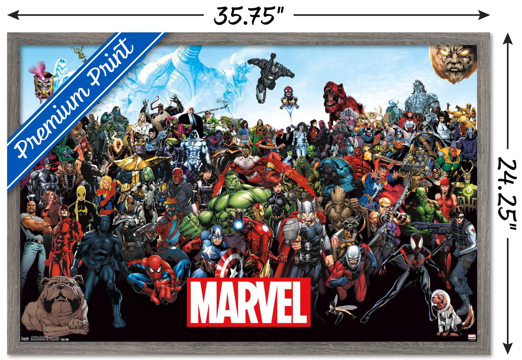 rp14133 POSTER 22x34 The lineup Marvel