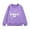 00#Purple2865, variant on Byoo Letter Graphic Sweatshirt for Big Girls Crew Neck Long Sleeve Daily Casual Sweatshirt,Grey