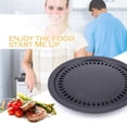 thumbnail image 5 of Fmxomd Japan Aluminum Yakiniku Plate (12.5") BBQ Plate | Stovetop Korean BBQ Non-Stick Round Barbecue Grill Pan| Stainless Steel Barbecue Pan, 5 of 8