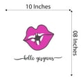thumbnail image 4 of Grl Pwr Girl Power Lips Hello Gorgeous Kind Smart Brave Enough Beautiful Crown Prince Unicorns Royalty Sweet Dreams Decorating Ideas Wall Decal Sticker Girls Rule - Size: 10 In X 8 In, 4 of 5