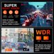 thumbnail image 4 of Mini Cámara de Salpicadero para Coche con WiFi 4K, DVR, Lente Dual Delantera y Trasera, Caja Negra de 1080P, Visión , Monitor de Estacionamiento, 4 of 5