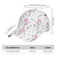 thumbnail image 2 of Balery Cute Poodle Dog Gorra de béisbol de tamaño ajustable para correr, entrenar y actividades al aire libre. Gorra de papá para todas las estaciones., 2 of 6