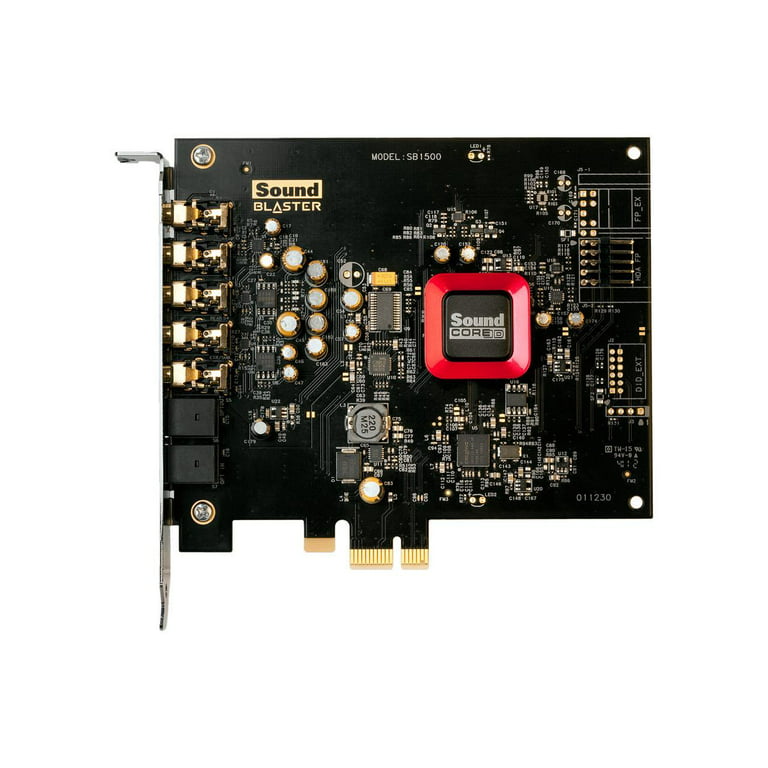 Creative Sound Blaster Z SE Internal PCI-e Gaming Sound Card and DAC,  24-bit / 192 kHz, 116 dB SNR, ASIO, 600O Headphones Amp, Mic EQ, Discrete  5.1 /