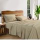 thumbnail image 1 of Casa Platino Sábanas Tamaño Matrimonial: 1000 Hilos, 100% Egyptian Cotton, Lujoso Acabado de Satén de Hotel para Todas las Noches, Fácil Cuidado, Bolsillo Profundo de 15” – Lino, 1 of 7