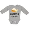 thumbnail image 3 of Inktastic 1st Hanukkah Childs Dreidel Boys or Girls Long Sleeve Baby Bodysuit, 3 of 5