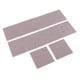 thumbnail image 1 of Paquete de 5 hojas de almohadillas Soledad protectora para muebles de hogar 18x18mm redondo, 1 of 8