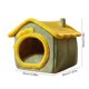 thumbnail image 3 of Casa plegable para gatos y perros pequeños | Cama portátil para gatos | Techo desmontable | Fondo antideslizante | Poliéster suave | Acogedor refugio para mascotas interior y exterior | 13x12.6x11.8, 3 of 6