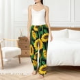 thumbnail image 6 of Lsque Sunflower 1 Print Women's Pajama Pants, Lounge Pant - Comfortable Home Wear,Elastic Waistband, Stylish Design-Small, 6 of 9