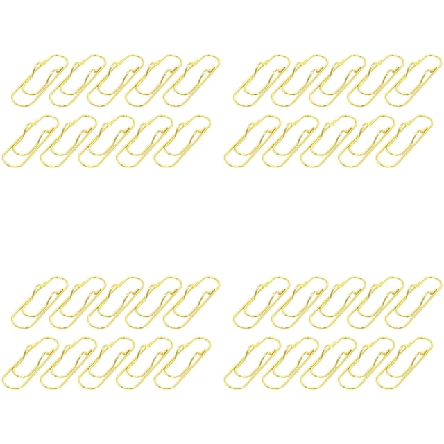40 Pcs Porte-Trombones en Métal, Trombones Multicolores en Acier Inoxydable pour Bureau, Table et Journal