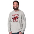 thumbnail image 5 of Ninjasaurus Rex Tyrannosaurus Turtle Men's Long Sleeve Tee T Shirt Brisco Brands X, 5 of 5