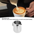 thumbnail image 3 of 304 Copa De Espuma De Acero Inoxidable Cazón De Lámpara De Café Café Café De Goteo Diseño Integrado De Boquilla Con Puntaje Ergonómico Para Vertido Preciso Sin Derrame, 3 of 7