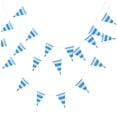 thumbnail image 3 of OULII 1Set Oktoberfest Bunting Banner Blue Checkered Hanging Flag for Party Background Decoration, 3 of 8