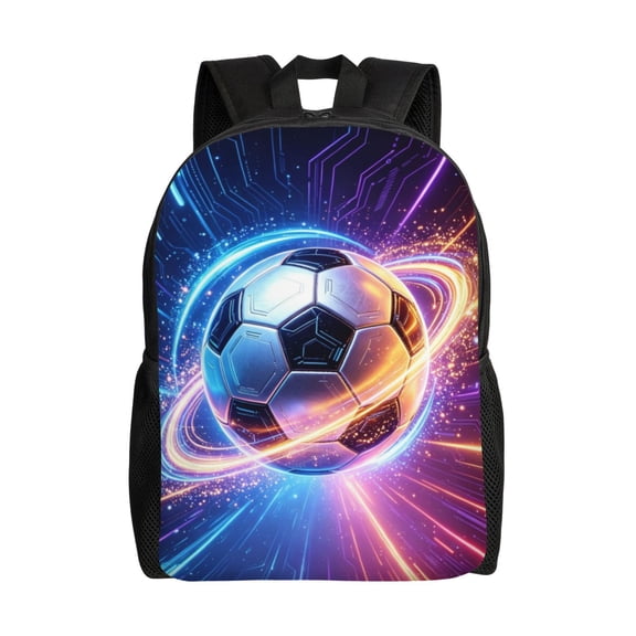 Soccer Backpacks Travel Laptop Backpack Lightweight Bookbags Casual Daypack
