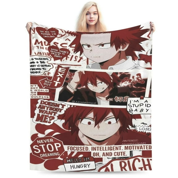 My Hero Academia Throw Blanket Soft Bed Bedding Warm Cozy Plush Flannel Fleece Blankets Sofa Couch Bedroom Home Décor 40"x30"