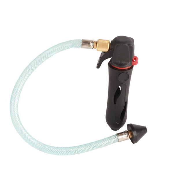 Pistola de drenaje roscada con ingredientes seguros, ecológica, portátil, con cartucho de CO2 y manguera flexible.