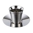 thumbnail image 1 of DOLITY Tasse à Café en Acier Inoxydable Portable Isolée pour Voyage Maison Bureau L avec Assiette, 1 of 9