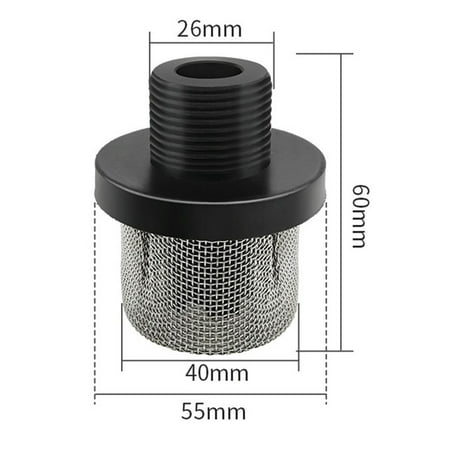 

288716 Inlet Suction Strainer Mesh Filter Metal Suction Pipe Sprayer Filter