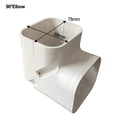 thumbnail image 2 of JINGT Split & Central A/C Decorative Pvc Line Cover, 2 of 7