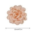 thumbnail image 5 of Necvior Elegant Big Flower Pin in Soft Fabric Delicate Fabric Flower Brooch Pin Delicate Collar Pin for Travel and Leisure, 5 of 20