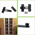 thumbnail image 5 of Barn Door Latches, High-Quality Sliding Door Locks For Strong Security, Easy Installation And Privacy Protection On Doors, Gates, Windows, Cabinets (2 Packs), 5 of 5