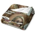 thumbnail image 3 of Sydney Sweeney Blanket Ultra Soft Flannel Fleece Blanket Stylish Bedroom Living Room Sofa Warm Blanket All Season Use 40"*50" （100 * 130cm）, 3 of 6