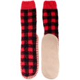 thumbnail image 5 of BambooMN Men's Knit Winter Gripper Slipper Socks - Buffalo Plaid - L/XL - 1 Pair, 5 of 6