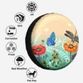 thumbnail image 6 of Kll Colorful Plants And Insects Tire Cover,Universal Wheel Tire Cover For Trailer, Rv, Suv, Truck,Camper And Many Vehicle,(16 Inch), 6 of 7