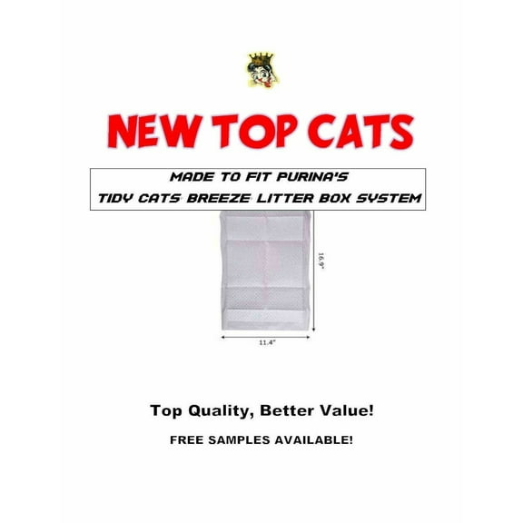 40ct Top Cat CHEAP Litter Box Pads Fits 11.4 x16.9" Name Brand Litter Box System