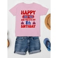 thumbnail image 3 of Happy 4Th Of July Day 8Th Bday T-Shirt Juniors -Image by Shutterstock,  x-Large, 3 of 4